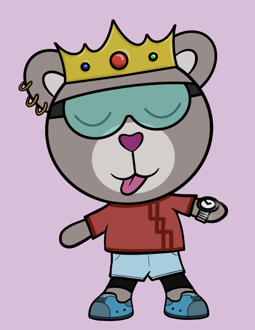 Best Polygon NFT Collection on Opensea - Jolly Teddy Party #100