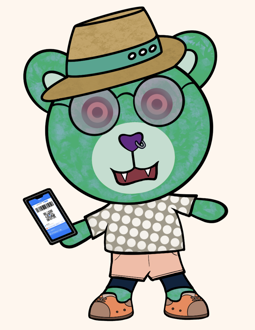 Best Polygon NFT Collection on Opensea - Jolly Teddy Party #103