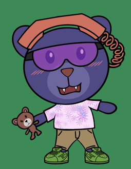 Best Polygon NFT Collection on Opensea - Jolly Teddy Party #114