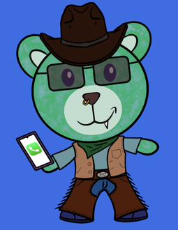 Best Polygon NFT Collection on Opensea - Jolly Teddy Party #117