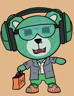 Best Polygon NFT Collection on Opensea - Jolly Teddy Party #120