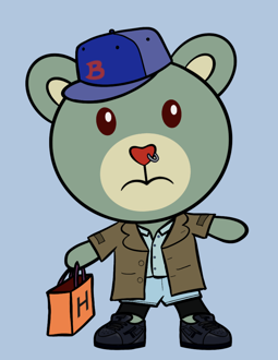 Best Polygon NFT Collection on Opensea - Jolly Teddy Party #1202