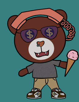 Best Polygon NFT Collection on Opensea - Jolly Teddy Party #1218