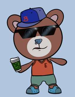 Best Polygon NFT Collection on Opensea - Jolly Teddy Party #122