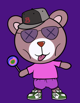 Best Polygon NFT Collection on Opensea - Jolly Teddy Party #1226