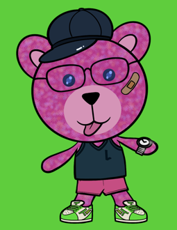 Best Polygon NFT Collection on Opensea - Jolly Teddy Party #1228