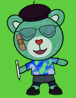 Best Polygon NFT Collection on Opensea - Jolly Teddy Party #1233