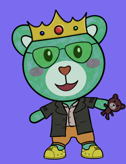Best Polygon NFT Collection on Opensea - Jolly Teddy Party #1240