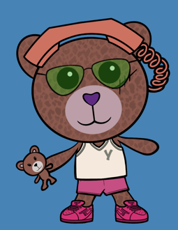 Best Polygon NFT Collection on Opensea - Jolly Teddy Party #1241