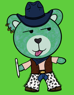Best Polygon NFT Collection on Opensea - Jolly Teddy Party #1242