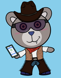 Best Polygon NFT Collection on Opensea - Jolly Teddy Party #1243