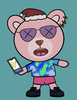 Best Polygon NFT Collection on Opensea - Jolly Teddy Party #1247