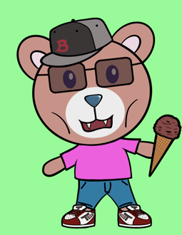 Best Polygon NFT Collection on Opensea - Jolly Teddy Party #1255