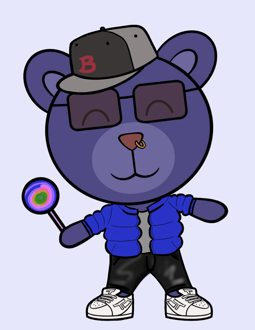 Best Polygon NFT Collection on Opensea - Jolly Teddy Party #1257