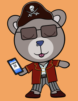 Best Polygon NFT Collection on Opensea - Jolly Teddy Party #1259