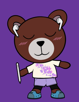 Best Polygon NFT Collection on Opensea - Jolly Teddy Party #1262