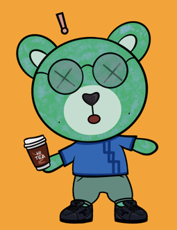 Best Polygon NFT Collection on Opensea - Jolly Teddy Party #1263