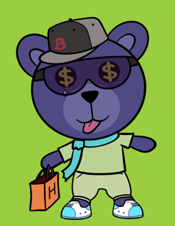 Best Polygon NFT Collection on Opensea - Jolly Teddy Party #1266