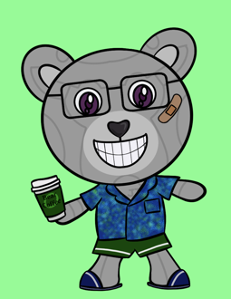 Best Polygon NFT Collection on Opensea - Jolly Teddy Party #1272