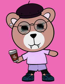 Best Polygon NFT Collection on Opensea - Jolly Teddy Party #1278