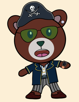 Best Polygon NFT Collection on Opensea - Jolly Teddy Party #1281