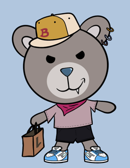 Best Polygon NFT Collection on Opensea - Jolly Teddy Party #1284