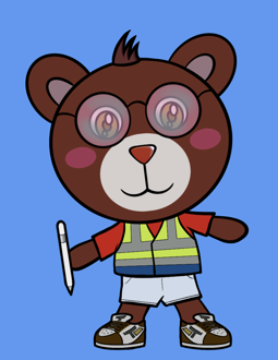 Best Polygon NFT Collection on Opensea - Jolly Teddy Party #1286