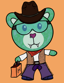 Best Polygon NFT Collection on Opensea - Jolly Teddy Party #1290