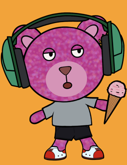 Best Polygon NFT Collection on Opensea - Jolly Teddy Party #1297