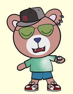 Best Polygon NFT Collection on Opensea - Jolly Teddy Party #133