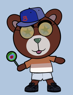 Best Polygon NFT Collection on Opensea - Jolly Teddy Party #1367