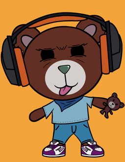 Best Polygon NFT Collection on Opensea - Jolly Teddy Party #1375