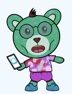Best Polygon NFT Collection on Opensea - Jolly Teddy Party #1382