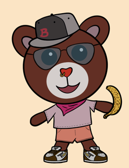 Best Polygon NFT Collection on Opensea - Jolly Teddy Party #1385