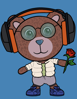 Best Polygon NFT Collection on Opensea - Jolly Teddy Party #1389