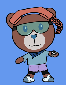 Best Polygon NFT Collection on Opensea - Jolly Teddy Party #1394