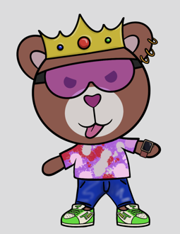 Best Polygon NFT Collection on Opensea - Jolly Teddy Party #1395