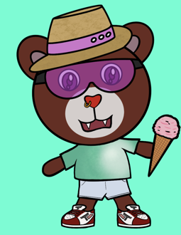 Best Polygon NFT Collection on Opensea - Jolly Teddy Party #144