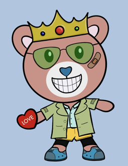 Best Polygon NFT Collection on Opensea - Jolly Teddy Party #1502