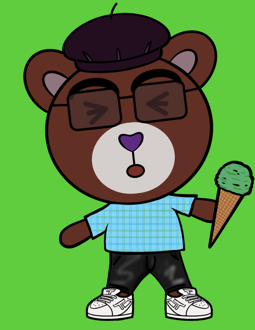 Best Polygon NFT Collection on Opensea - Jolly Teddy Party #1504