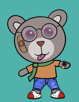Best Polygon NFT Collection on Opensea - Jolly Teddy Party #1539