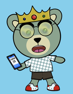 Best Polygon NFT Collection on Opensea - Jolly Teddy Party #1542