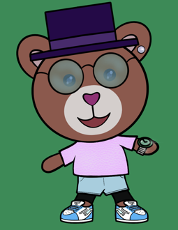 Best Polygon NFT Collection on Opensea - Jolly Teddy Party #1545