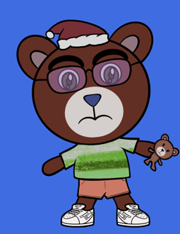 Best Polygon NFT Collection on Opensea - Jolly Teddy Party #1547