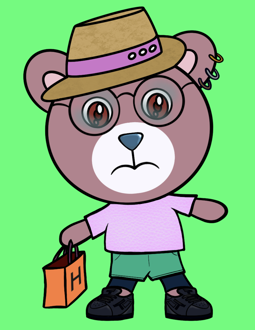 Best Polygon NFT Collection on Opensea - Jolly Teddy Party #1550