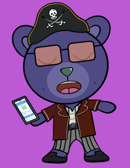 Best Polygon NFT Collection on Opensea - Jolly Teddy Party #1651