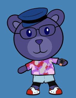 Best Polygon NFT Collection on Opensea - Jolly Teddy Party #1657