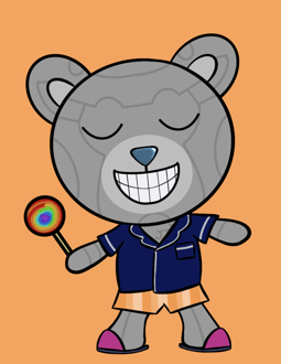 Best Polygon NFT Collection on Opensea - Jolly Teddy Party #1665