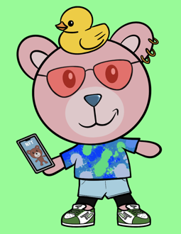 Best Polygon NFT Collection on Opensea - Jolly Teddy Party #1675