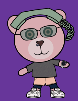 Best Polygon NFT Collection on Opensea - Jolly Teddy Party #1680